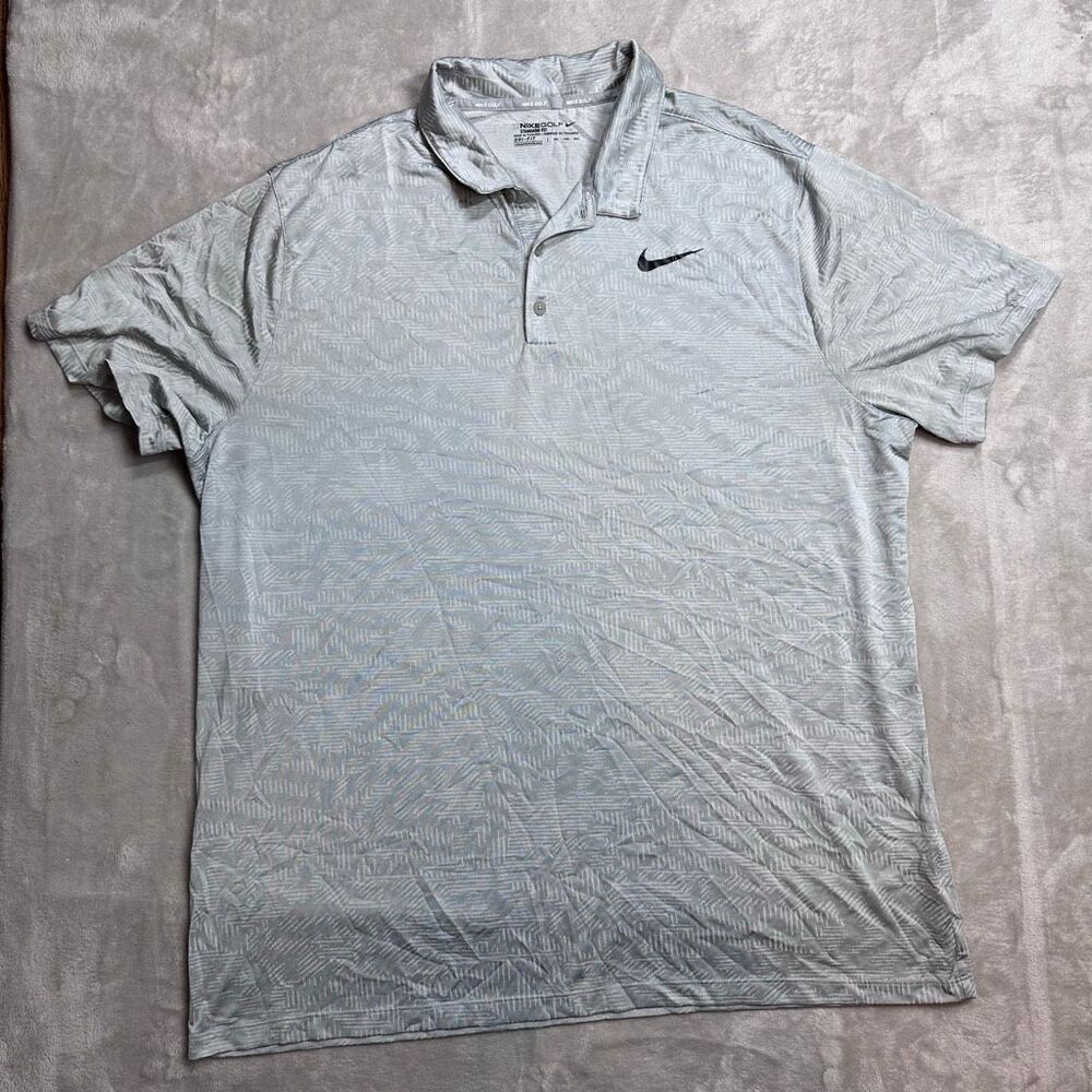 Nike~Men’s~Golf Polo Dri-Fit Short Sleeve Shirt~Size 2XL